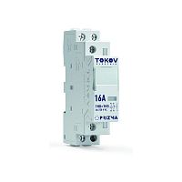 Контактор модульный 18мм 16А 230В АС 1НО 1НЗ PRIZMA TOKOV ELECTRIC TKE-PZ-MC-1-16-230-11