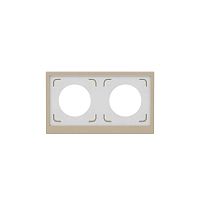 Рамка 2-м KANT IP44 ванильн. марципан DKC 7015944