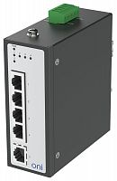 Коммутатор промышленный неуправляемый ISU-430 Ethernet 5 портов 10/100BaseT разъем RJ45 24В AC/12/24/48В DC с резервированием ONI ISU-430-5FE0000000000