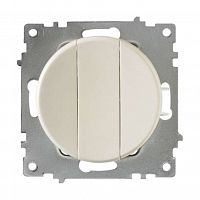 Механизм выключателя 3-кл. СП Florence 10А IP20 беж. 1E31901301 OneKeyElectro 2172803