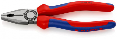 Плоскогубцы комбинированные L-180мм Knipex KN-0302180 Плоскогубцы комбинированные L-180мм Knipex KN-0302180