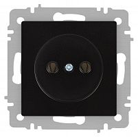 Розетка Accent 6-201-05 2P 16А-250В IP20 СУ антрацит Intro Б0063665