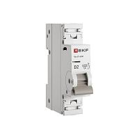 Выключатель автоматический модульный 1п D 2А 6кА ВА 47-63N PROxima EKF M636102D