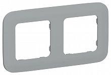 Рамка 2-м СП FLITE РУ-2-А-ФлС сер. IEK FI-M22-31-20-K03