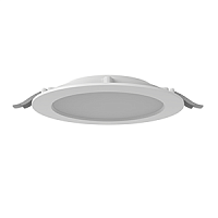 Светильник светодиодный DL-01 Slim 200мм 40Вт 4000К 221x40мм IP65/40 круглый встраив. с опаловым рассеив. RAL9003 бел. муар VARTON V1-RF-00084-10000-6504040