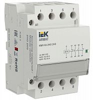 Контактор модульный KMR 63А 230В AC 2НО 2НЗ ARMAT IEK AR-KMR10-063-22-230