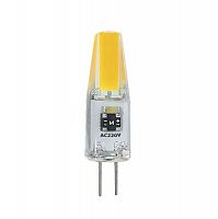 Лампа светодиодная PLED-G4 COB 3Вт капсульная 5500К холод. бел. G4 240лм 220В JazzWay 2857477