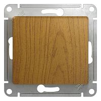 Механизм переключателя проходного 1-кл. СП Glossa 10А IP20 (сх. 6) 10AX дуб SchE GSL000561