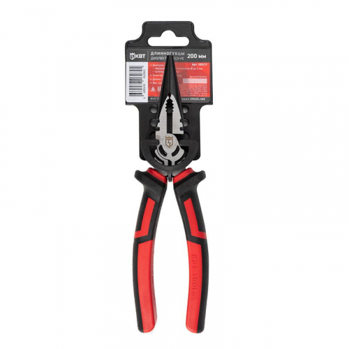 Длинногубцы диэлектрические 200мм КВТ 105217 фото 6 Длинногубцы диэлектрические 200мм КВТ 105217 фото 6