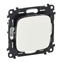 Механизм выключателя 1-кл. СП Valena Allure 10А IP20 250В 10AX с лиц. панелью безвинт. зажимы бел. Leg 752701