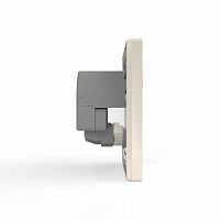 Розетка 1-м СП Pixel с заземл. с 2-мя заряд. устр. USB тип A+C IP20 механизм беж. TOKOV ELECTRIC TKE-PX-R1U2AC-C02