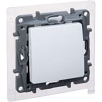 Переключатель 1-кл. Etika 10А IP44 250В безвинтов. зажимы бел. IEK 672207