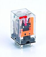 Реле промежуточное ПР-102 5А 230В AC 2 конт. с LED-индикацией и TEST фукц. DEKraft 23865DEK