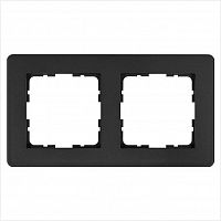 Рамка 2-м G-Flex антрацит Jasmart G1102B