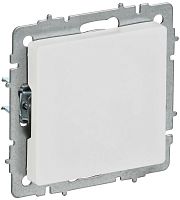 Заглушка BRITE МЗ10-БрАБ с суппортом механизм арктич. бел. IEK BR-PL10-K91