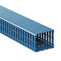 Кабель-канал перфорированный 100х80 L2000 RL12 син. DKC 01173RL