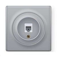 Механизм розетки комп. 1-м СП Florence 1xRJ45 кат.5e сер. 1E20701302 OneKeyElectro 2172839