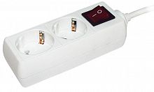 Удлинитель 2х3м с заземл. 16А IP20 У02К с выкл. 2P+PE IEK WYP10-16-02-03-ZK-N