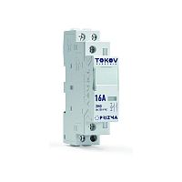 Контактор модульный 18мм 16А 230В АС 2НО PRIZMA TOKOV ELECTRIC TKE-PZ-MC-1-16-230-20