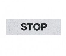 Табличка "STOP" 8мм EMAS BET08STOP