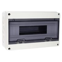Бокс модульный накладной PDB/W 4015 GR (ЩРН-ПГ-15) IP65 пластик. Pro JazzWay 5072107