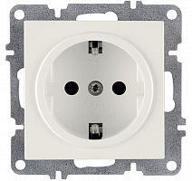Розетка 1-м СП LAVIN/KAREN 16А IP20 с заземл. механизм бел. ARVIA 50 01 1000 217