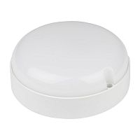Светильник светодиодный ULW-Q223 12W/4000K IP65 White Круг 12Вт 4000К IP65 d135мм промышленный накладной влагозащ. опал. рассеив. бел. Volpe UL-00004565