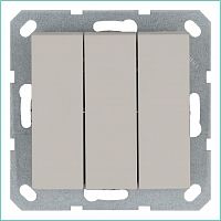 Выключатель 3-кл. 10А IP20 механизм тауп Jasmart G3031T