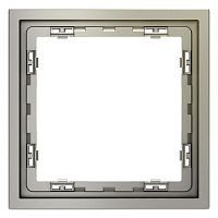 Рамка 1-м S70 пластик. шелк Voltum VLS100104