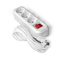 Удлинитель 3х7м с заземл. IP20 S-303А ПВС 3х1.5 с выкл. Universal 1728