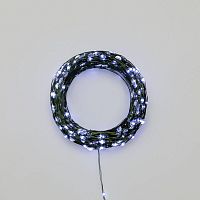 Гирлянда светодиодная "Роса" 50м 500LED бел. IP20 230В с контроллером провод зел. Neon-Night 303-285