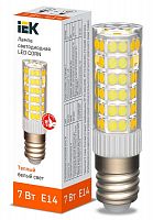 Лампа светодиодная CORN 7Вт капсула 3000К E14 230В керамика IEK LLE-CORN-7-230-30-E14
