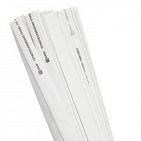 Трубка термоусадочная ТУТ нг 10/5 бел. 1м (уп.50шт) PROxima EKF tut-10-w-1m