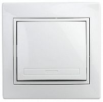 Выключатель 1-кл. СП Plano 10А IP20 1Э-101-01 250В бел. Intro Б0038822