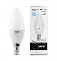 Лампа светодиодная Elementary Candle 6Вт E14 6500К Gauss 33136