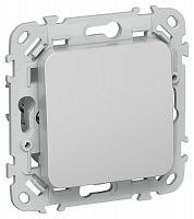 Выключатель проходной 1-кл. СП FLITE ВС61-1-0-ФлА 10А механизм алюм. IEK FI-V12-0-10-1-K47