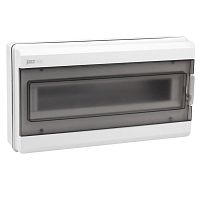 Бокс модульный накладной PDB/W 3018 GR (ЩРН-ПГ-18) IP65 пластик. Pro JazzWay 5072022