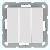 Выключатель 3-кл. 10А IP20 механизм бел. глянцевый Jasmart G3031W