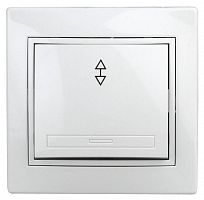 Переключатель 1-кл. СП Plano 10А IP20 1-103-01 250В бел. Intro Б0027599